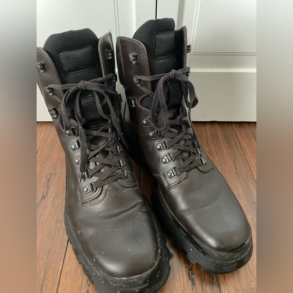 Men's Brucciato Leather Lace-Up Hiking Boots